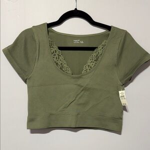 AERIE | NWT Superchill Crop Tee Size XL